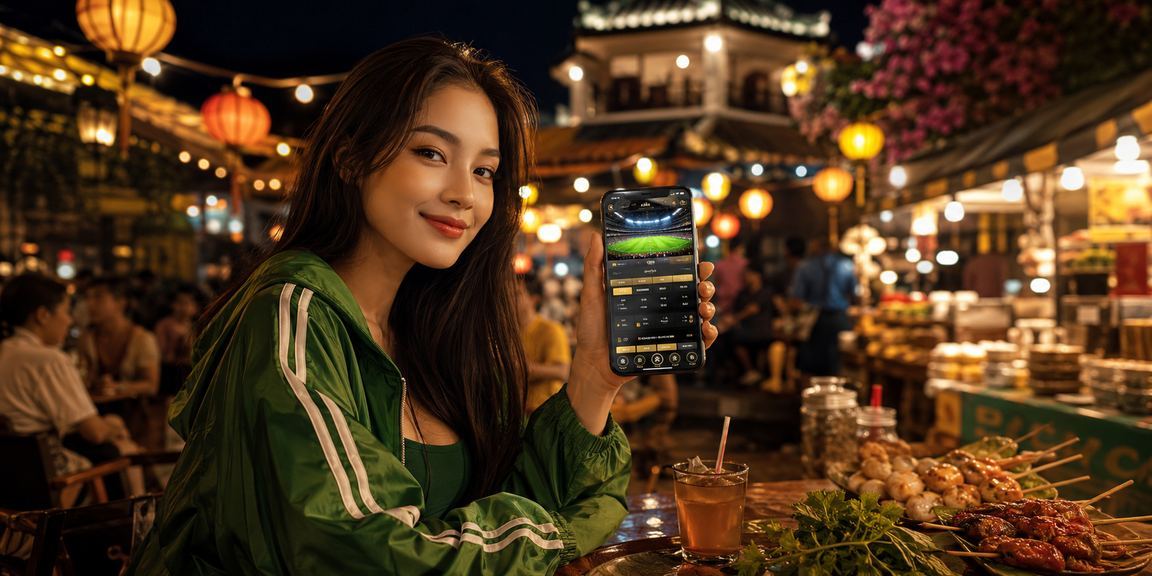 Người dùng trải nghiệm ứng dụng cá cược thể thao 1880 trên thiết bị di động